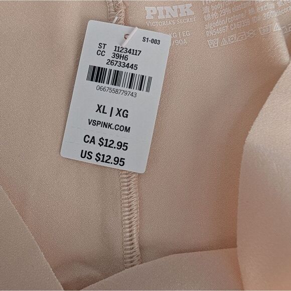 Bundle Of Two PINK Victoria's Secret Kids Bottoms in Cream - Picture 5 of 5